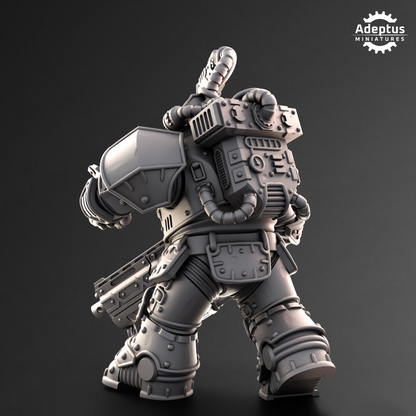 Kill Squad- Heavy Dwarves (11-Unit Kit or Single Model) by Adeptus Miniatures