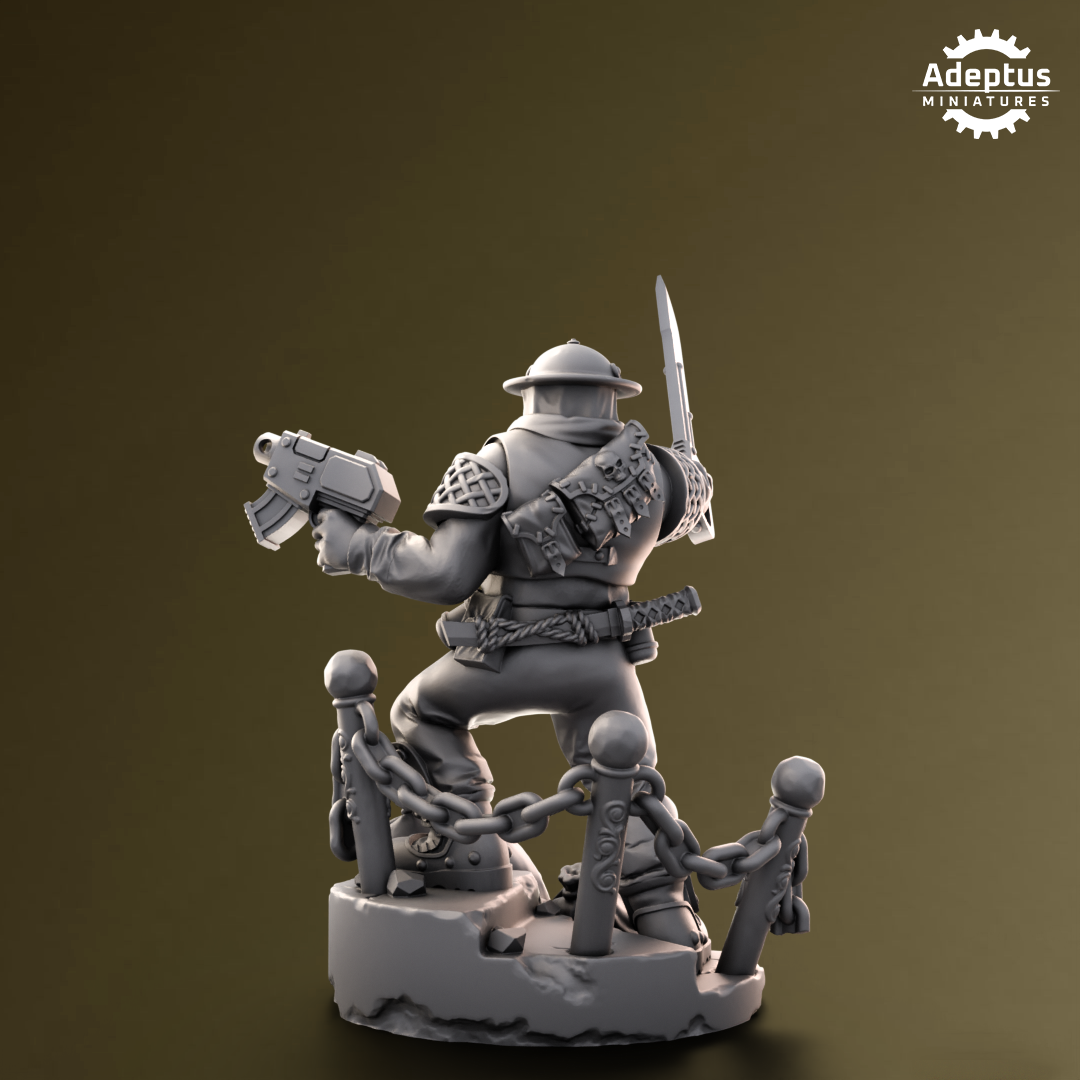 Sunclaw Regiment-Commander- Imperial Force by Adeptus Miniatures