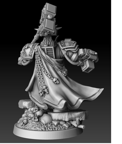 Silver Wardens Grand Master Psycher by DMG Minis