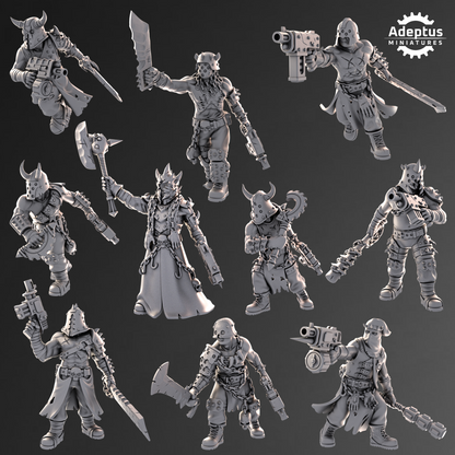 Kill Squad- Cultists of the Silent Pyre (10-Unit Kit or Single Model) by Adeptus Miniatures