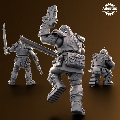Sporeblight Regiment-Squad (20-Unit Kit or Single Model) by Adeptus Miniatures