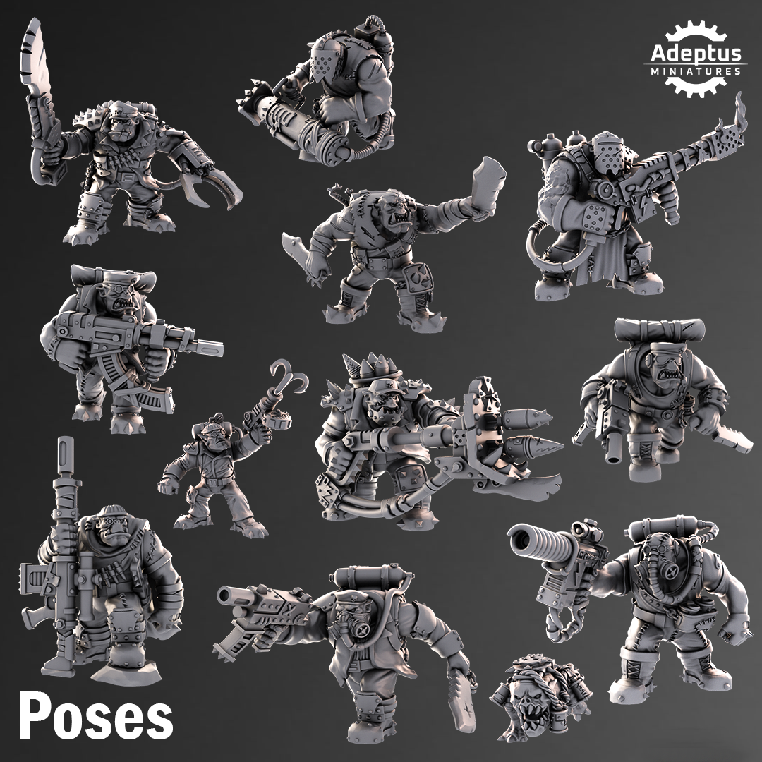 Kill Squad- Da Snikkas (12-Unit Kit or Single Model) by Adeptus Miniatures