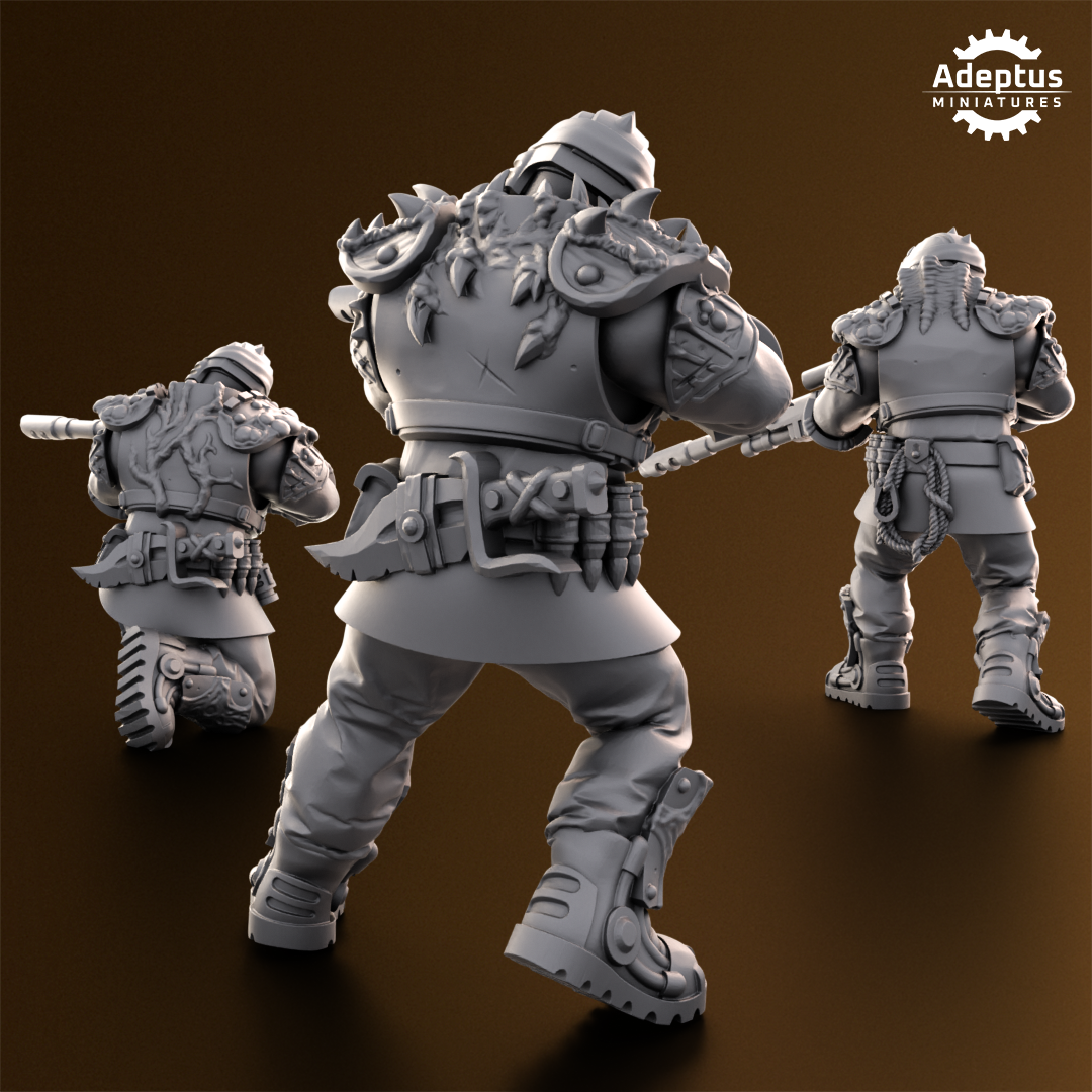 Sporeblight Regiment- Sniper Squad (3-Unit Kit or Single Model) by Adeptus Miniatures