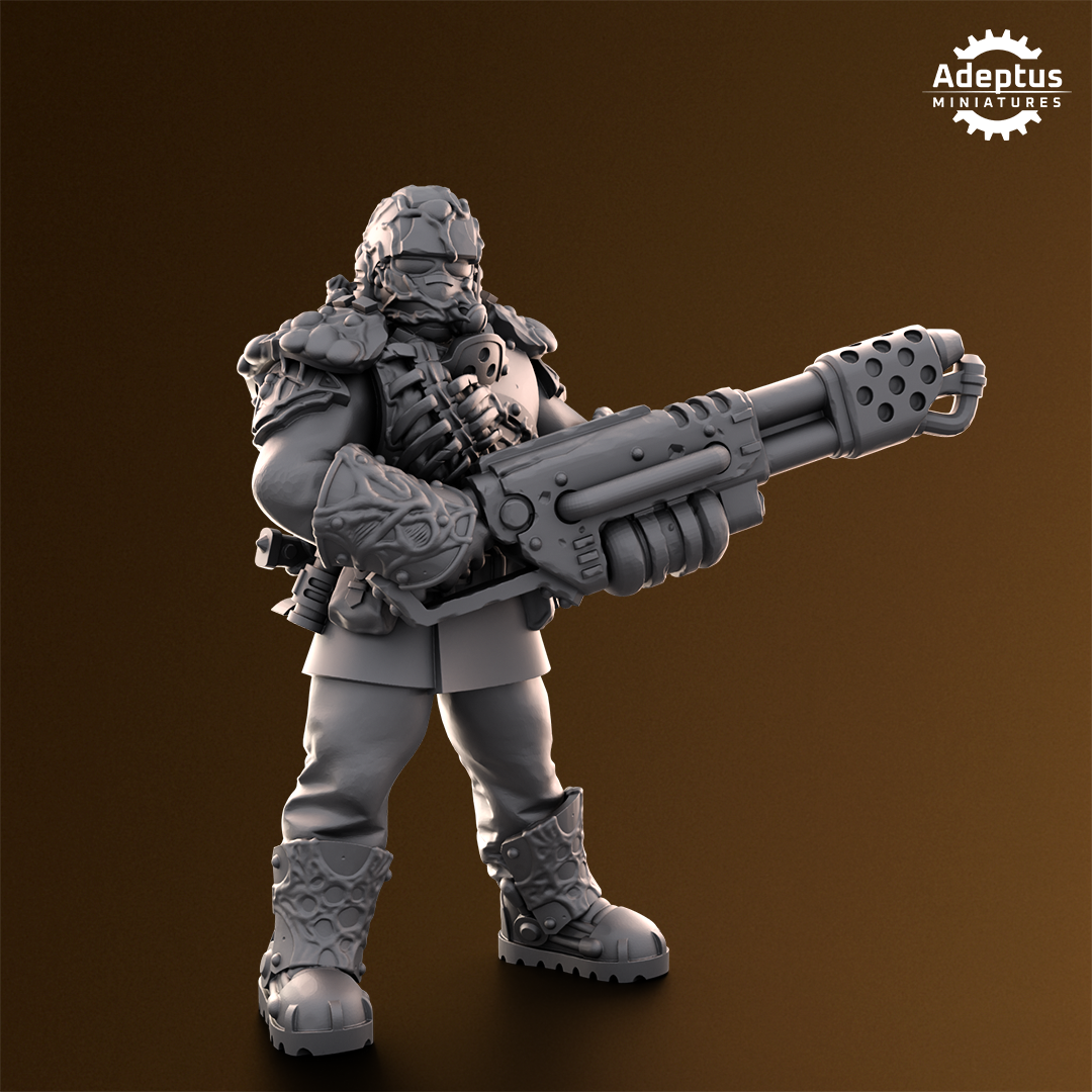 Sporeblight Regiment- Special Weapons Squad (4-Unit Kit or Single Model) by Adeptus Miniatures