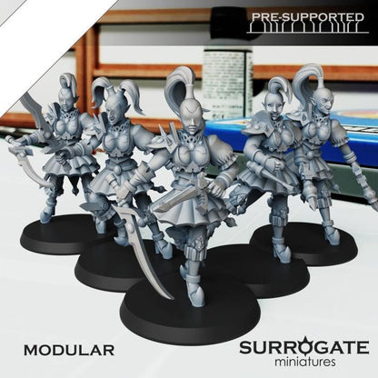 Void Jester Troupe (10-Unit Set) by Surrogate Miniatures