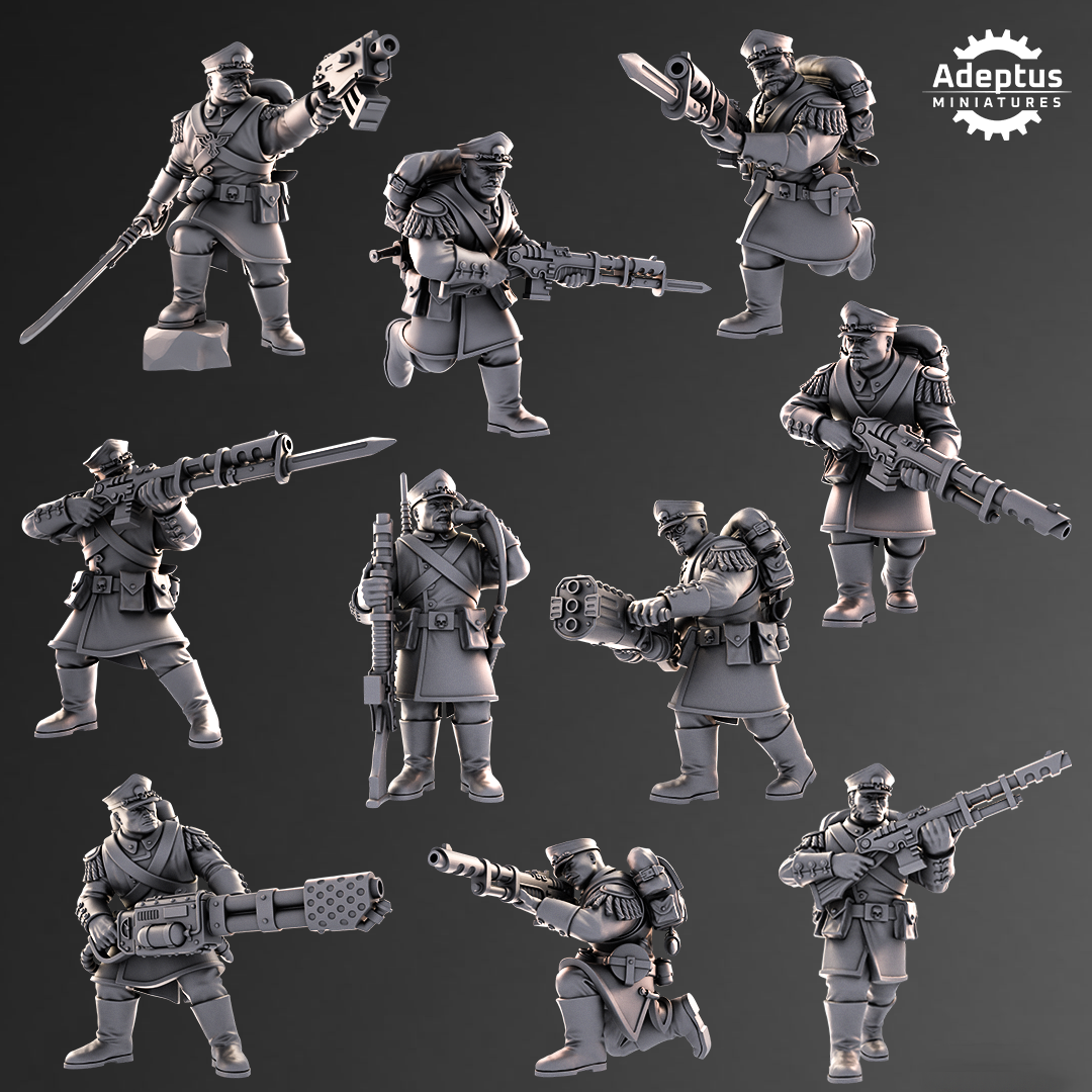 Lineguard of the Imperial Force (10-Unit Kit or Single Model) by Adeptus Miniatures