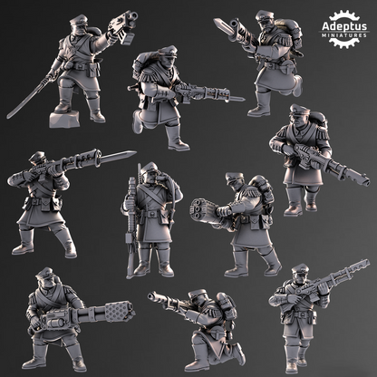 Lineguard of the Imperial Force (10-Unit Kit or Single Model) by Adeptus Miniatures