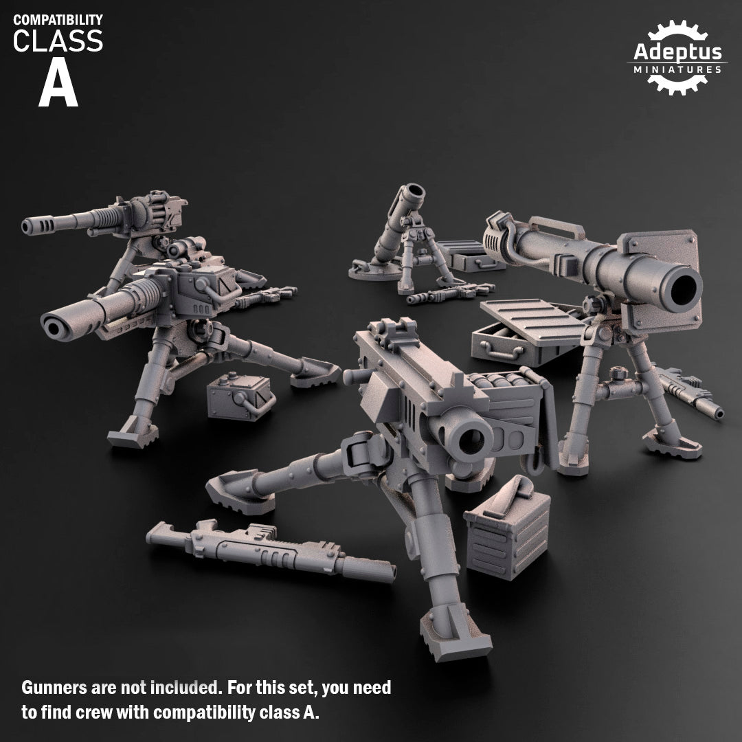 Khaleeth Regiment-Heavy Weapons Team (12-Unit Kit or Single Model) by Adeptus Miniatures