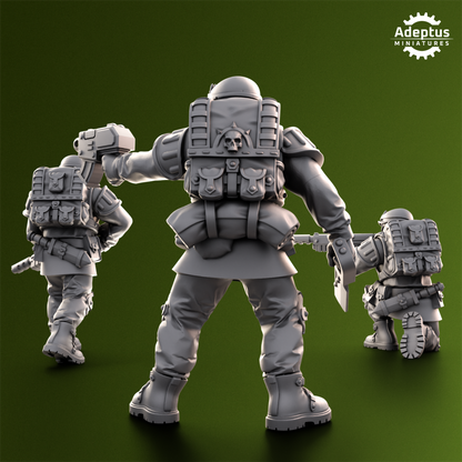 Shellcord Troopers-Squad of the Imperial Force (20-Unit Kit) by Adeptus Miniatures