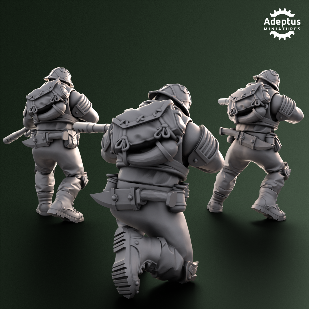 Shadowmarch Battalion-Sniper Squad (3-Unit Kit or Single Model) by Adeptus Miniatures