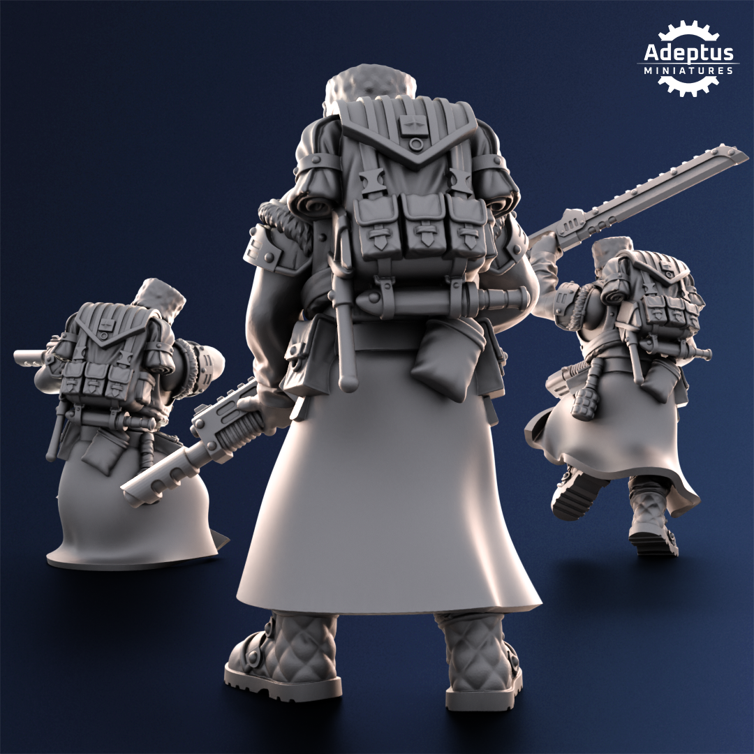 Coldreach Regiment- Squad of the Imperial Force (20-Unit Kit or Single Model) by Adeptus Miniatures