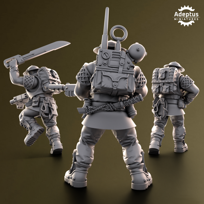 Sunclaw Regiment-Squad of the Imperial Force (20-Unit Kit) by Adeptus Miniatures