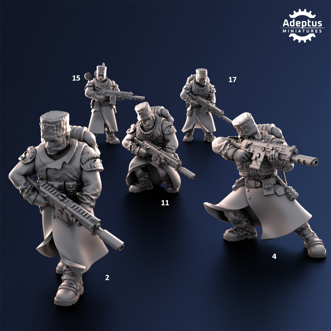 Coldreach Regiment- Squad of the Imperial Force (20-Unit Kit or Single Model) by Adeptus Miniatures