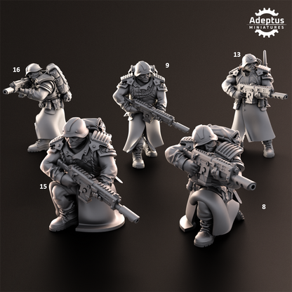 Nightcloak Regiment- Squad of the Imperial Force (20-Unit Kit or Single Model) by Adeptus Miniatures