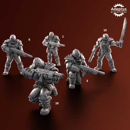 Rotmark Legion-Squad (20-Unit Kit or Single Model) by Adeptus Miniatures