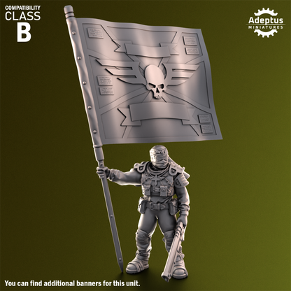 Red Dune- Command Squad- Imperial Force (4-Unit Kit or Single Model) by RedMakers