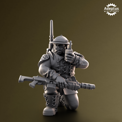 Sunclaw Regiment-Command Squad (4-Unit Kit or Single Model) by Adeptus Miniatures