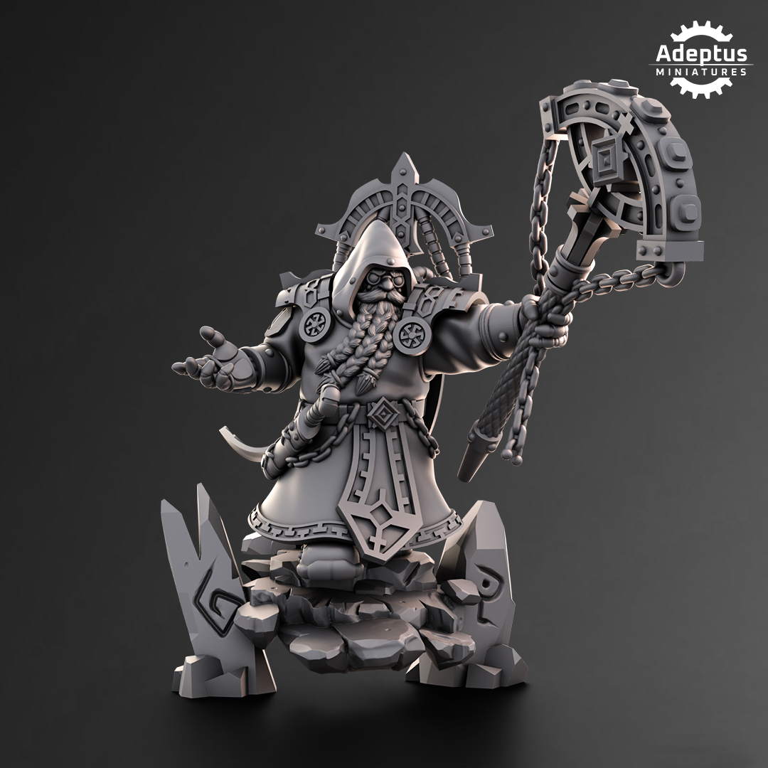 Rune-Seer- Dwarves by Adeptus Miniatures