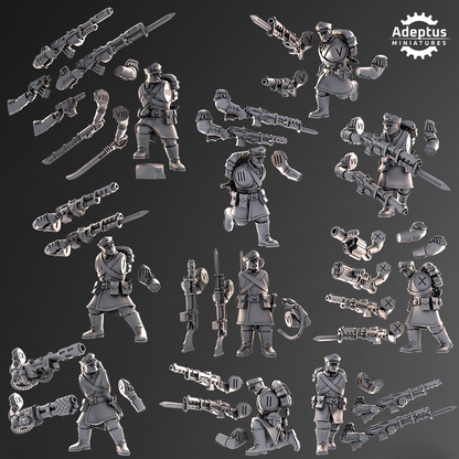 Lineguard of the Imperial Force (10-Unit Kit or Single Model) by Adeptus Miniatures