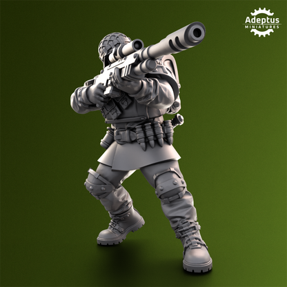 Shellcord Troopers-Sniper Squad- Imperial Force (3-Unit Kit or Single Model) by Adeptus Miniatures