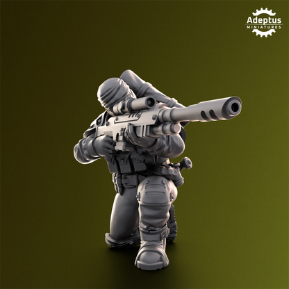 Red Dune- Sniper Squad- Imperial Force (3-Unit Kit or Single Model) by RedMakers