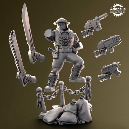 Sunclaw Regiment-Commander- Imperial Force by Adeptus Miniatures