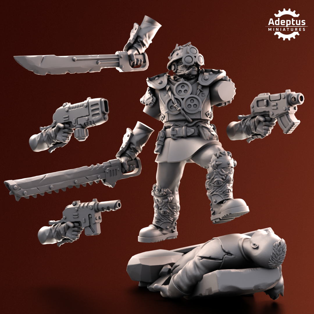 Rotmark Legion-Commander- Renegades and Heretics by Adeptus Miniatures
