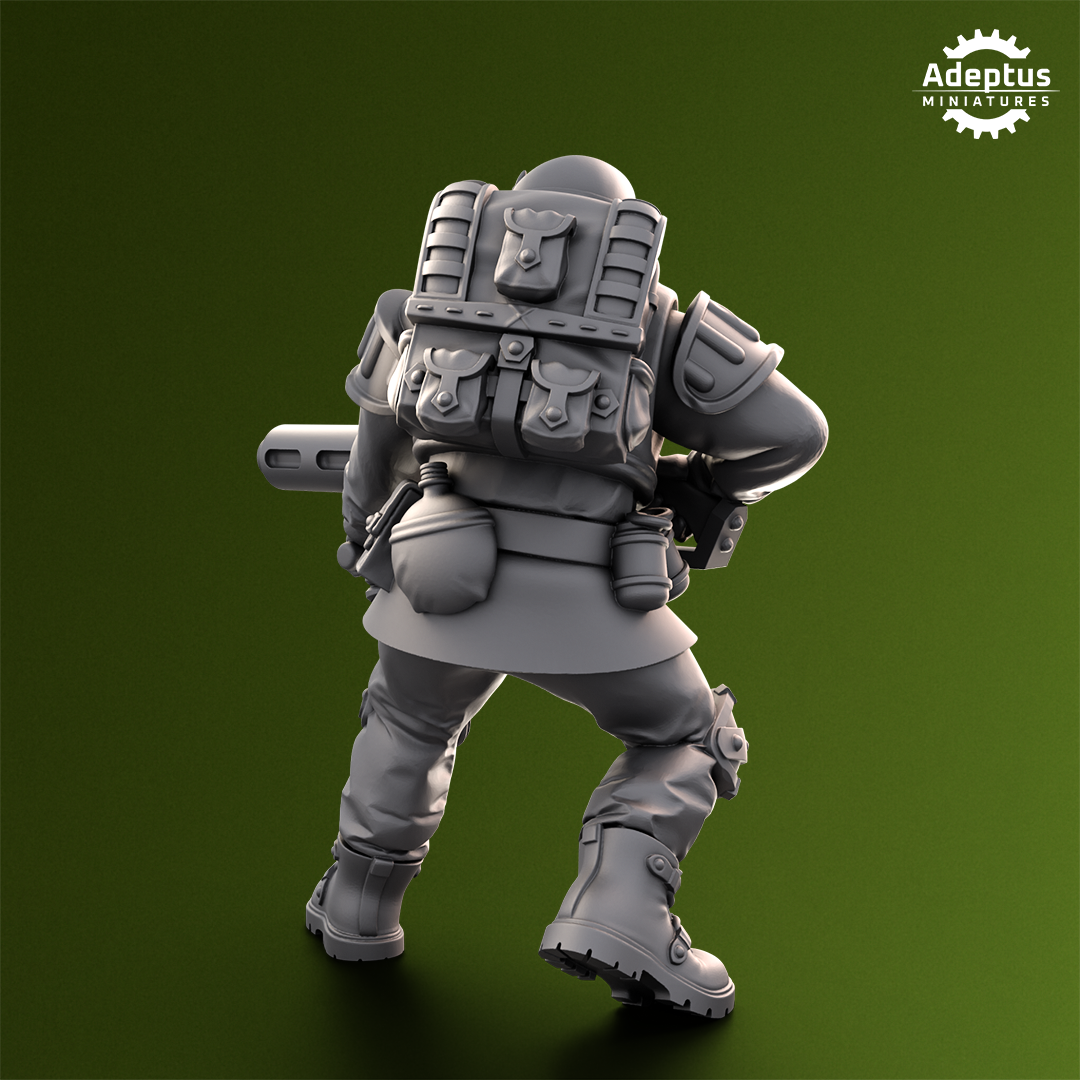 Shellcord Troopers-Special Weapons Squad- Imperial Force (4-Unit Kit or Single Model) by Adeptus Miniatures
