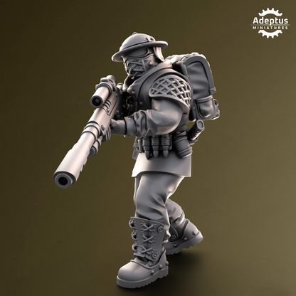 Sunclaw Regiment-Sniper Squad- Imperial Force (3-Unit Kit or Single Model) by Adeptus Miniatures