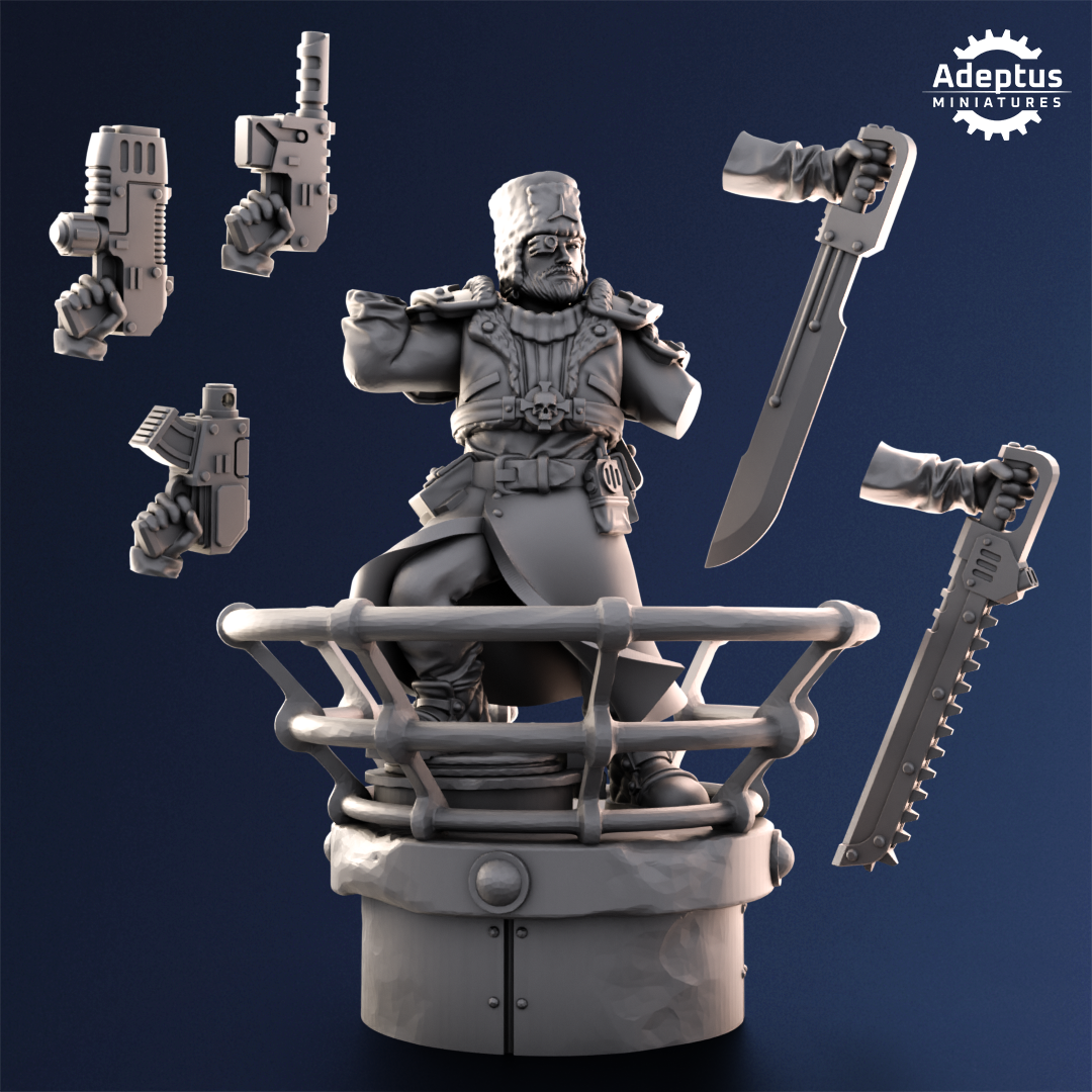 Coldreach Regiment- Commander by Adeptus Miniatures