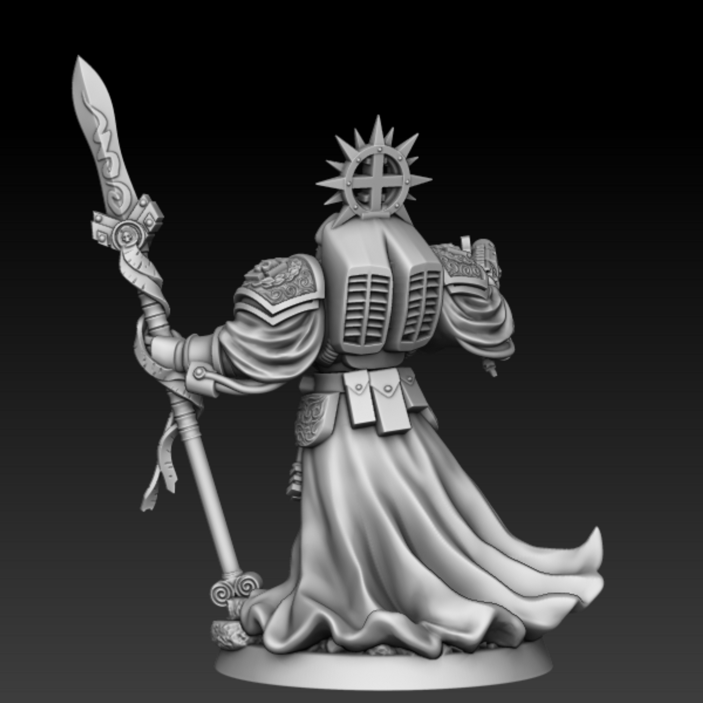 Astor, Inquisition Mistress in Heavy Armor by DMG Minis