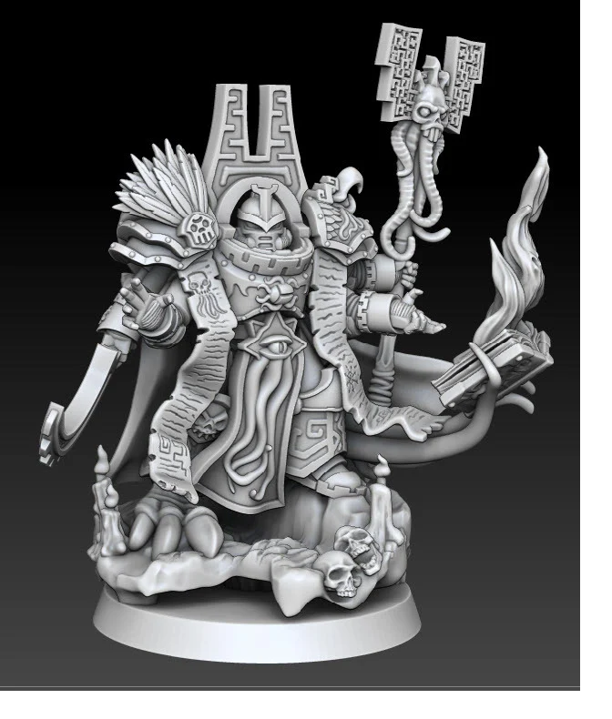 1K Hijos Cult of the Scarab Sorcerer Exterminatus by DMG Minis