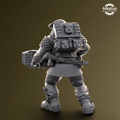 Sunclaw Regiment-Special Weapons Squad (4-Unit Kit or Single Model) by Adeptus Miniatures