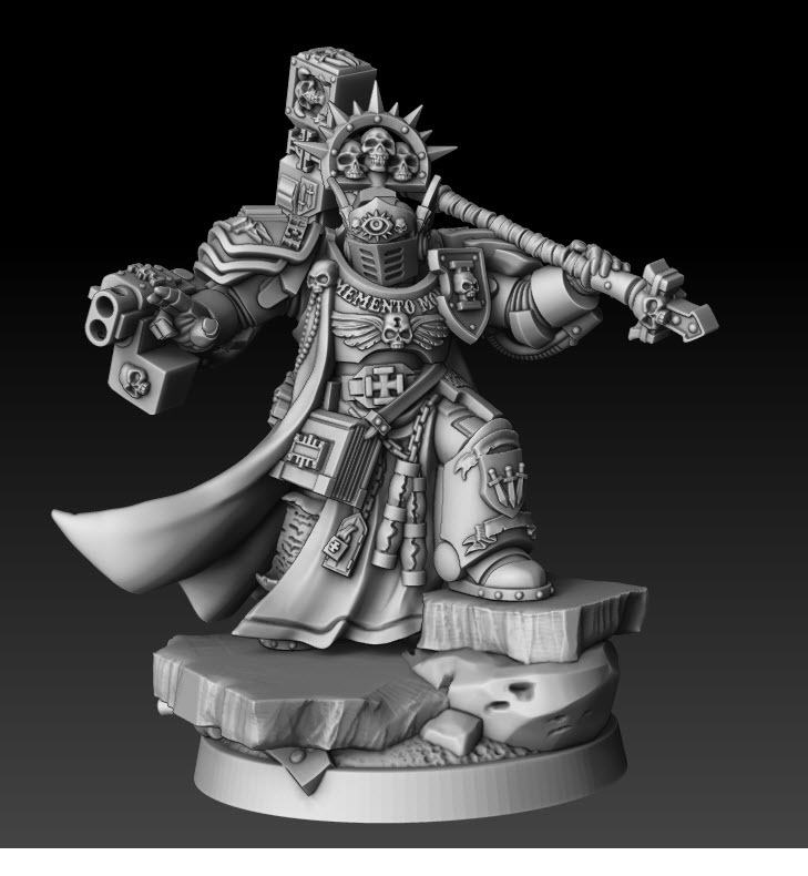 Silver Wardens Grand Master Psycher by DMG Minis