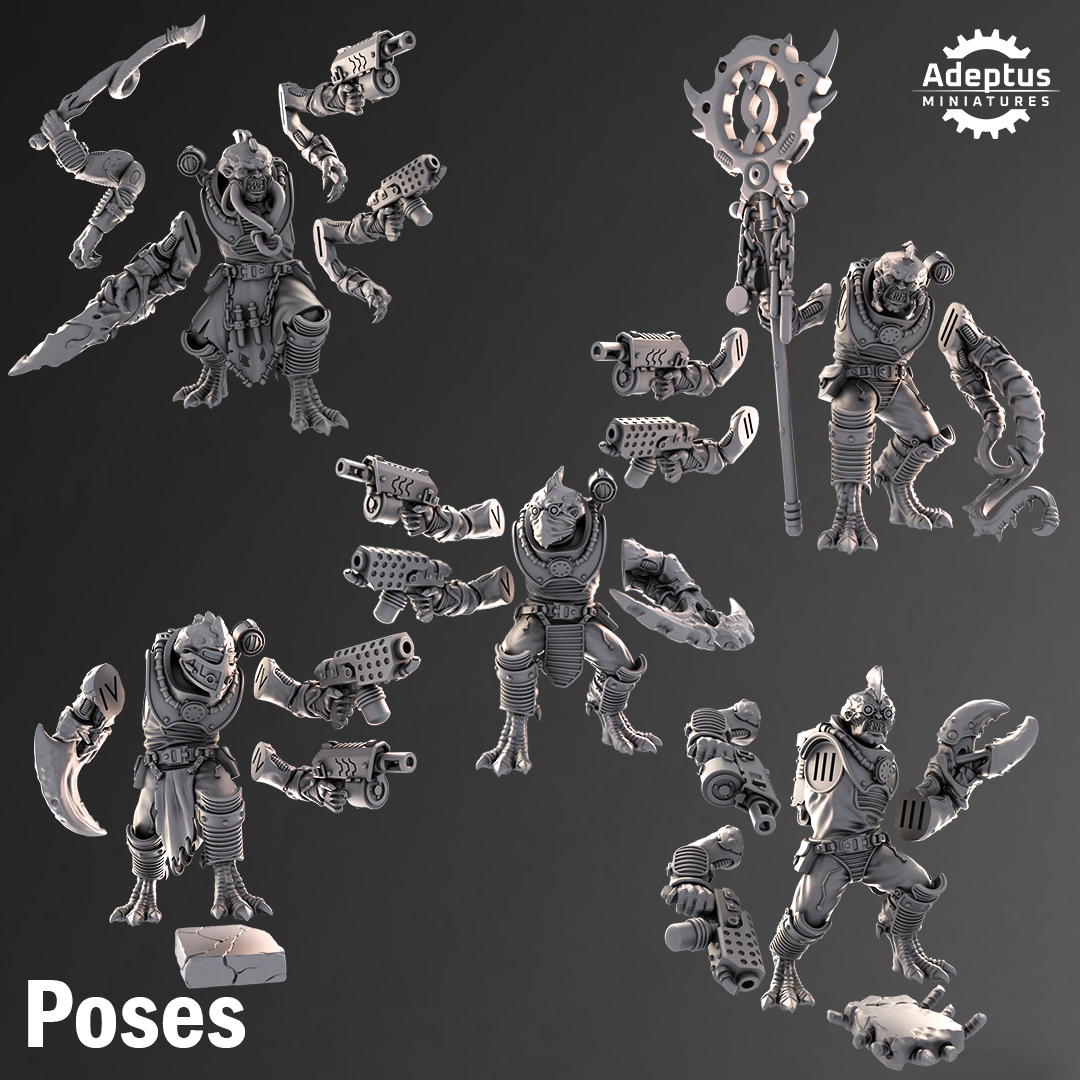 Metahybrid Strain- The Hiveborne (5-Unit Kit or Single Model) by Adeptus Miniatures