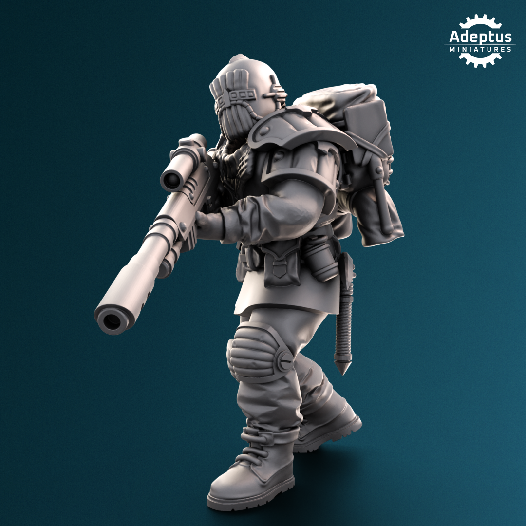 Winterline Forces- Sniper Squad- Imperial Force (3-Unit Kit or Single Model) by Adeptus Miniatures