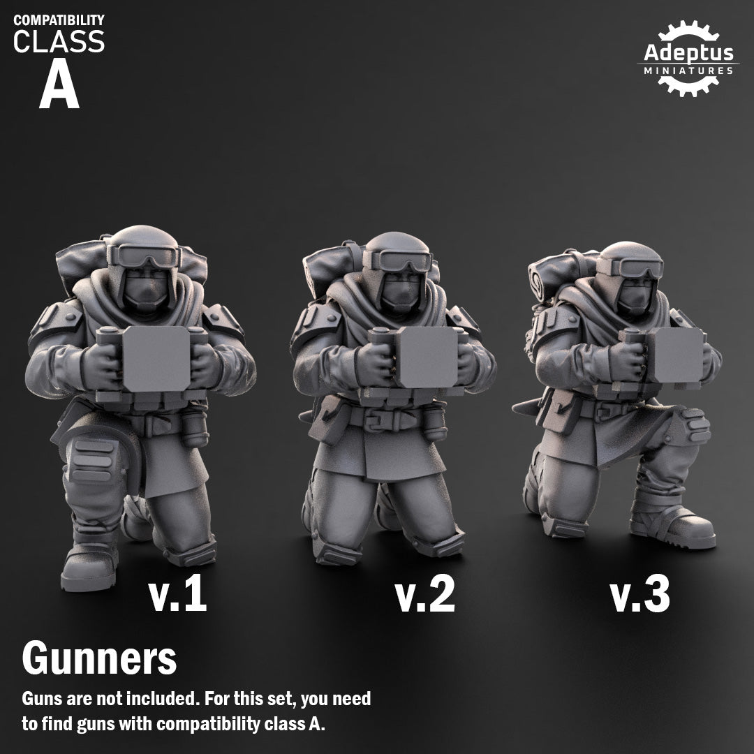 Khaleeth Regiment-Heavy Weapons Team (12-Unit Kit or Single Model) by Adeptus Miniatures