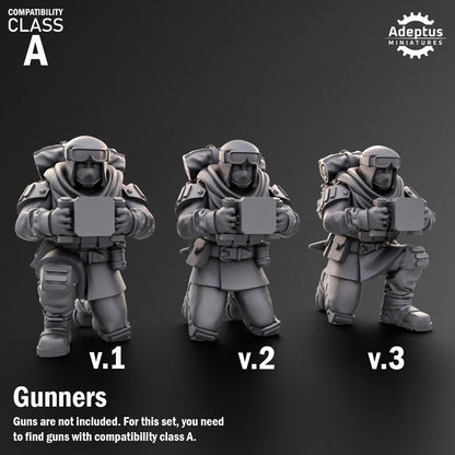 Khaleeth Regiment-Heavy Weapons Team (12-Unit Kit or Single Model) by Adeptus Miniatures