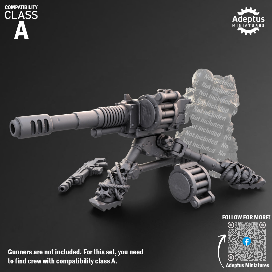 Sporeblight Regiment-Heavy Weapons Team (12-Unit Kit or Single Model) by Adeptus Miniatures