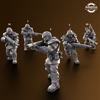 Sporeblight Regiment-Squad (20-Unit Kit or Single Model) by Adeptus Miniatures