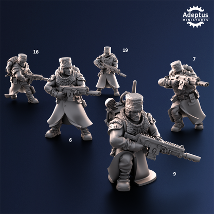 Coldreach Regiment- Squad of the Imperial Force (20-Unit Kit or Single Model) by Adeptus Miniatures