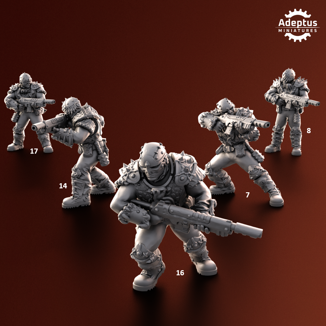 Rotmark Legion-Squad (20-Unit Kit or Single Model) by Adeptus Miniatures
