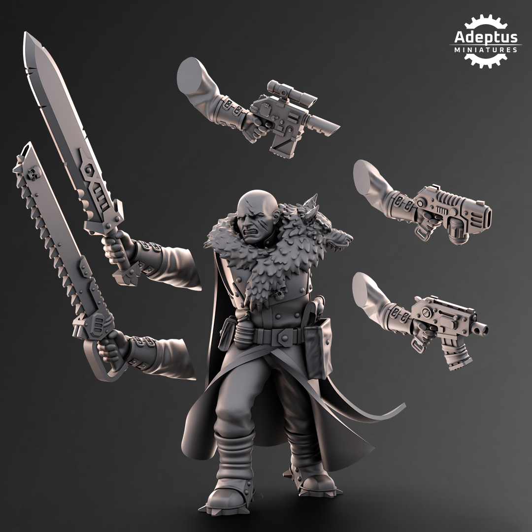 Frontline Commander of the Imperial Force by Adeptus Miniatures