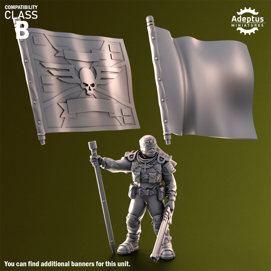 Red Dune- Command Squad- Imperial Force (4-Unit Kit or Single Model) by RedMakers