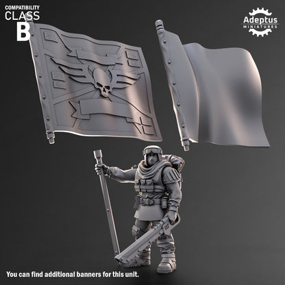 Khaleeth Regiment-Command Squad (4-Unit Kit or Single Model) by Adeptus Miniatures