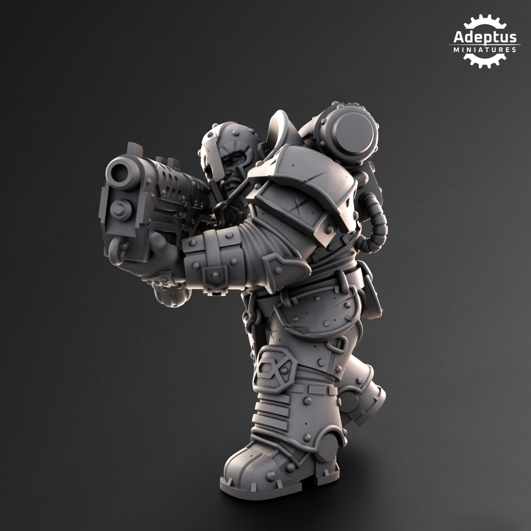 Steelwarden- Dwarves (5-Unit Kit or Single Model) by Adeptus Miniatures