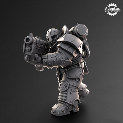 Steelwarden- Dwarves (5-Unit Kit or Single Model) by Adeptus Miniatures