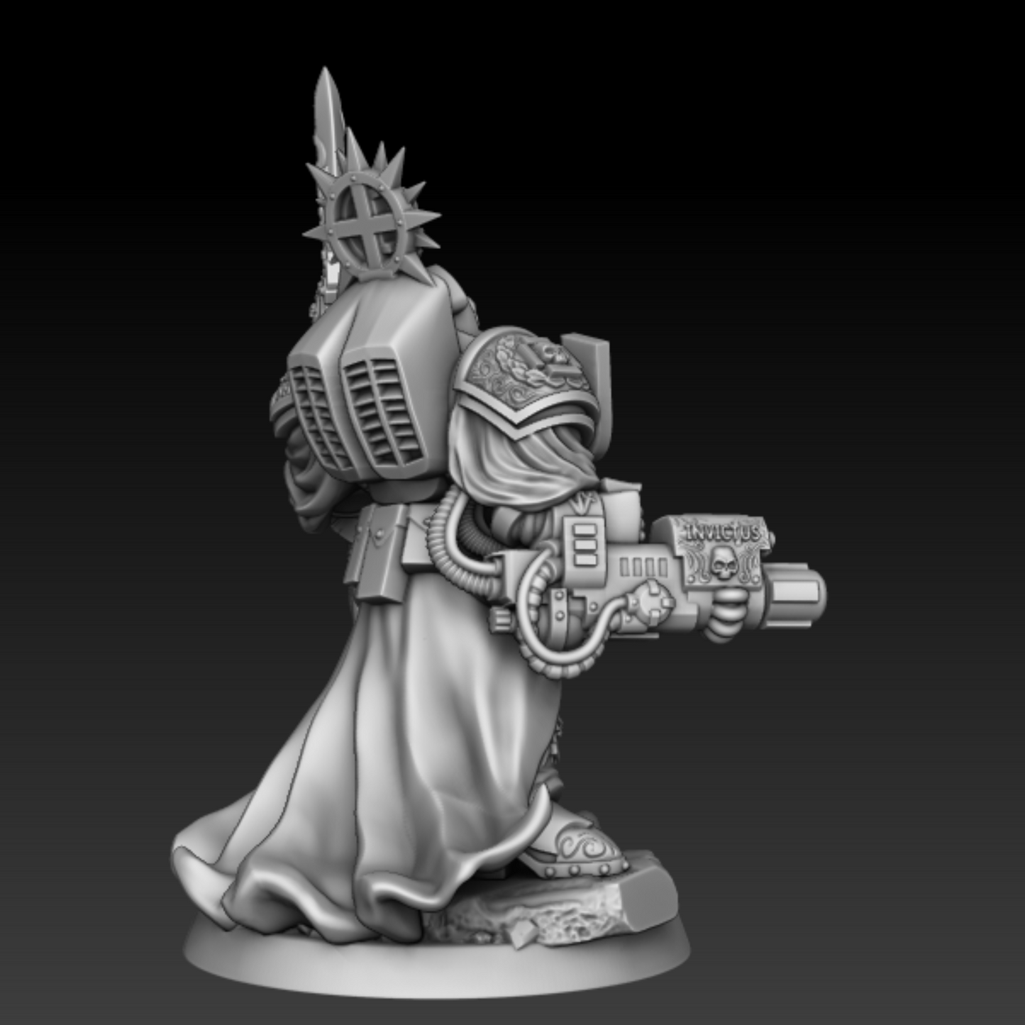 Astor, Inquisition Mistress in Heavy Armor by DMG Minis