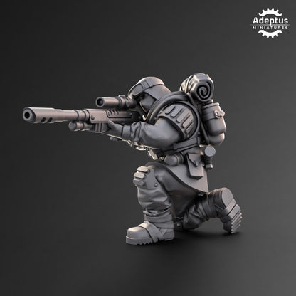 Khaleeth Regiment-Snipers (3-Unit Kit or Single Model) by Adeptus Miniatures