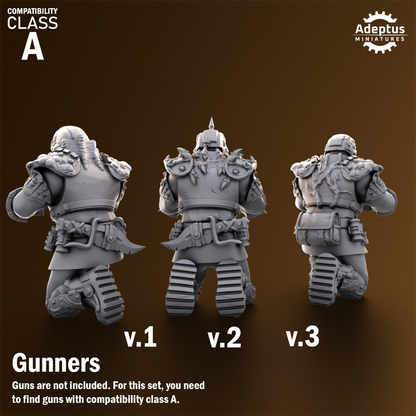 Sporeblight Regiment-Heavy Weapons Team (12-Unit Kit or Single Model) by Adeptus Miniatures